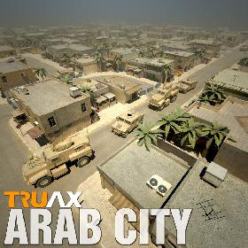 Arab City Set01 with Vehicles